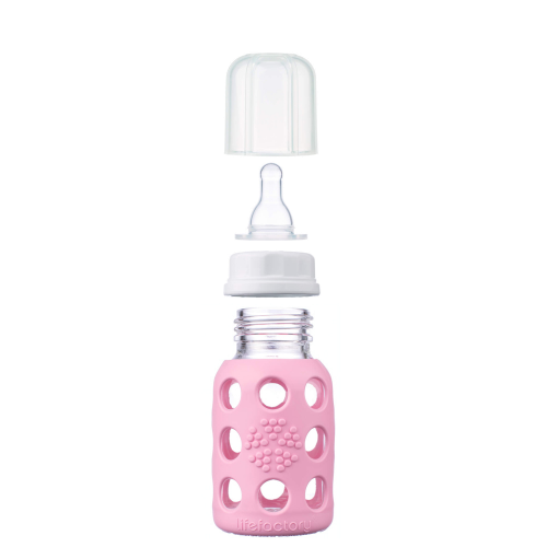 LifeFactory 4oz Glass Baby Bottle
