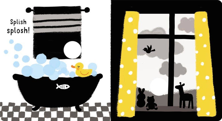 Usborne Baby's Black And White Books: Bedtime