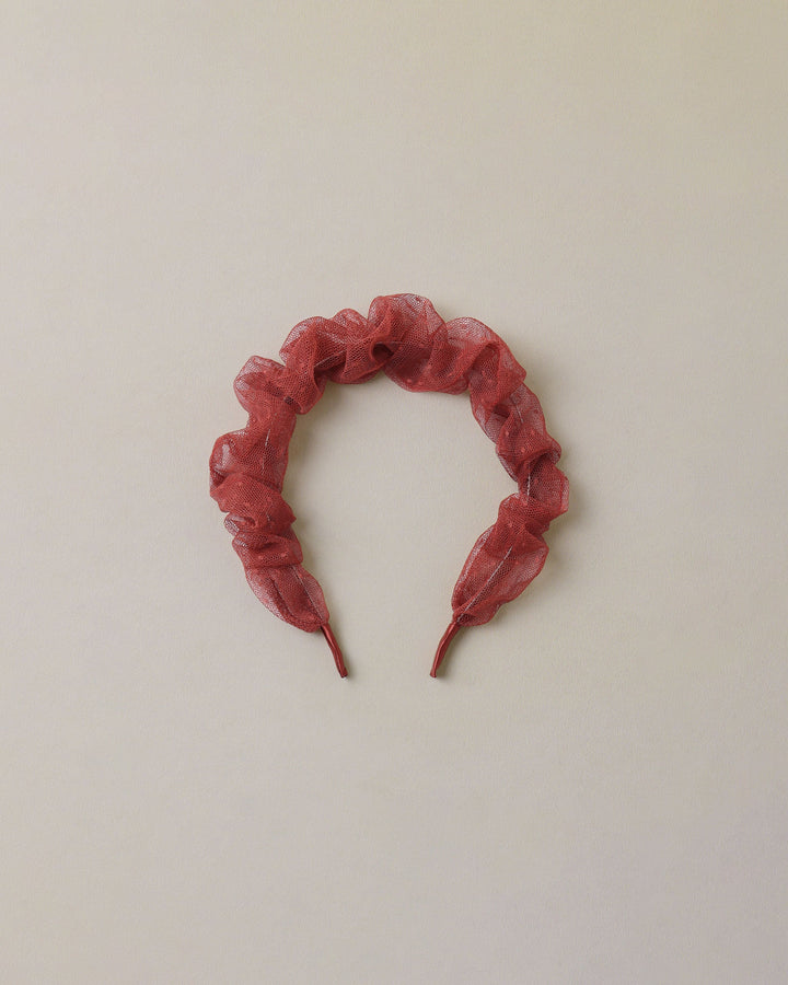 Noralee Gathered Headband - Ruby