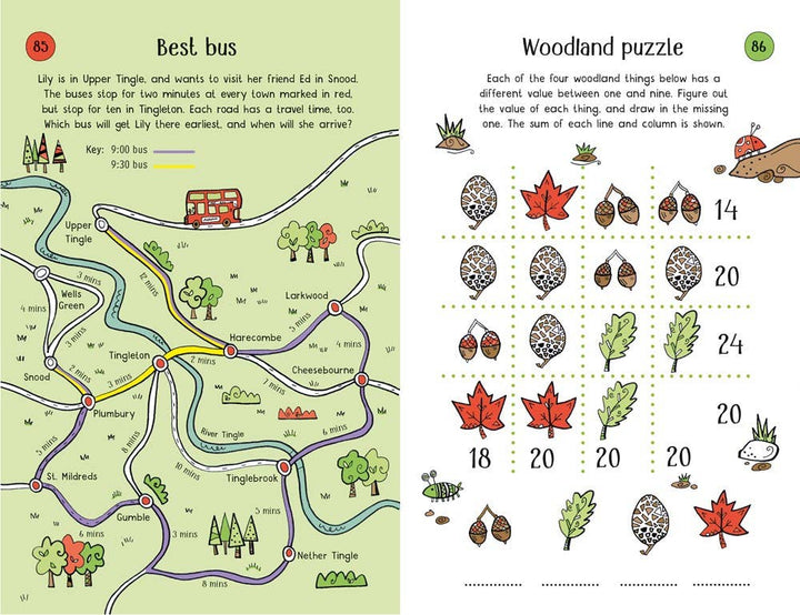 Number Puzzles And Games : Usborne