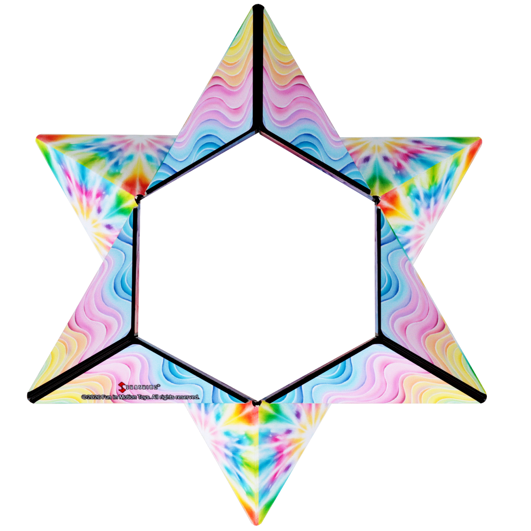 Shashibo Tie Dye Twist Magnetic Puzzle Cube