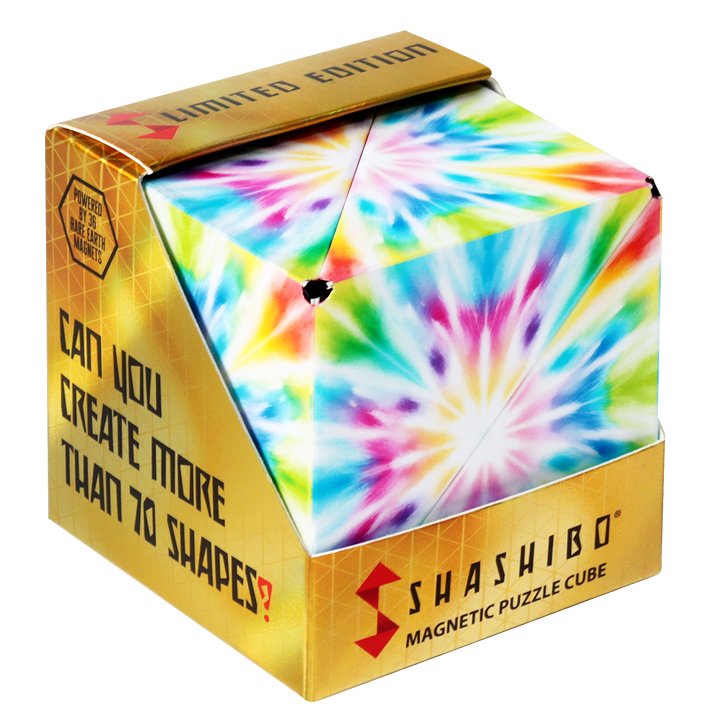 Shashibo Tie Dye Twist Magnetic Puzzle Cube