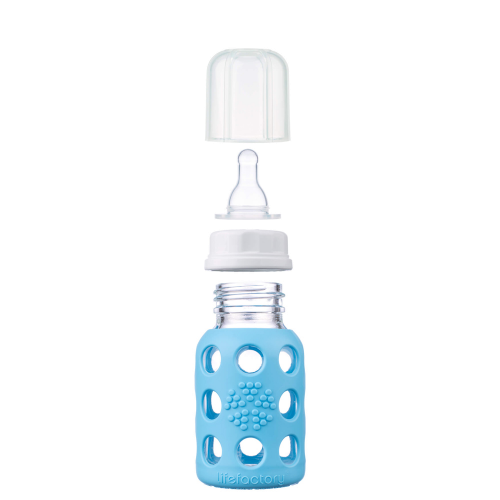 LifeFactory 4oz Glass Baby Bottle