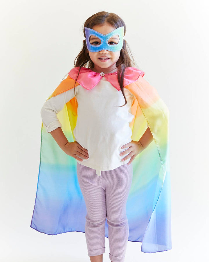 Sarah's Silks Rainbow Cape