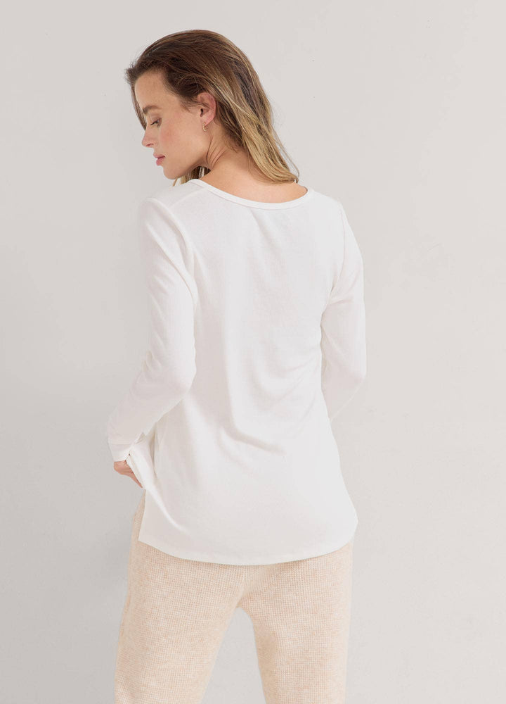Hatch Collection The Softest Rib Nursing Henley