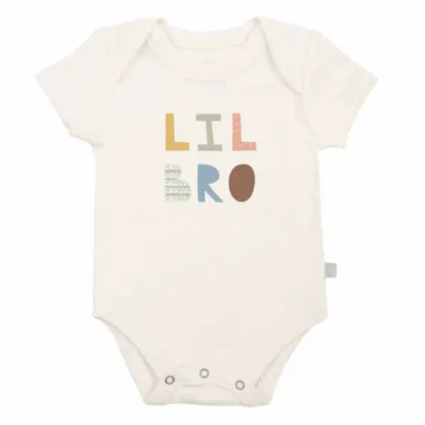 Finn + Emma Baby Graphic Organic Bodysuit - Lil Bro - Desert Bloom