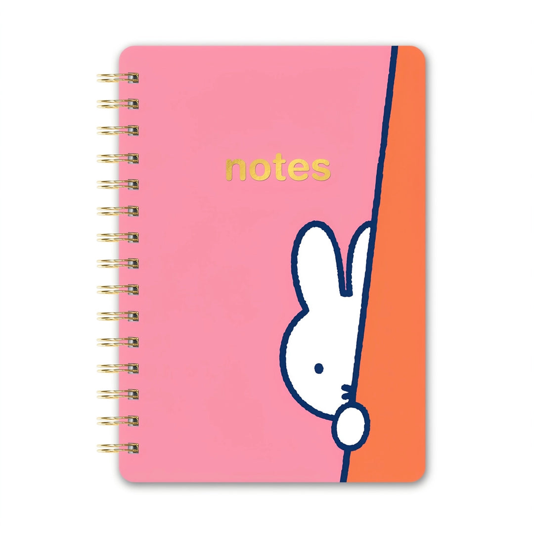 Studio Oh! Miffy Taking A Peek Agatha Notebook with Pocket & Stickers