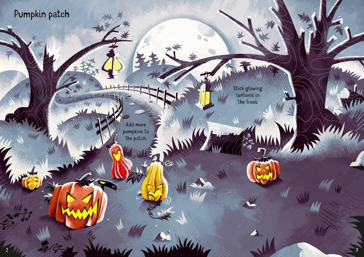 Usborne Sparkly Halloween Sticker Book