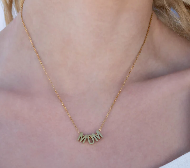 Bella Rey  18k Gold Plated Mom Necklace