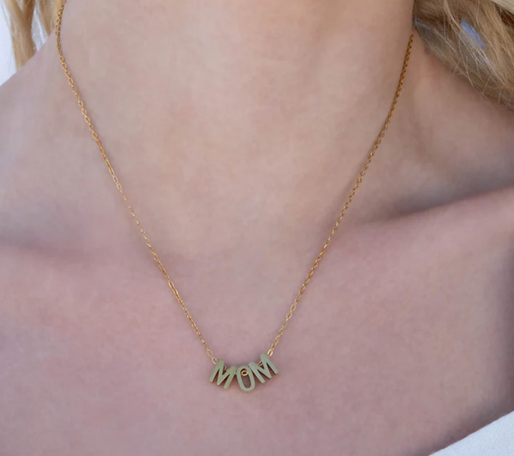 Bella Rey  18k Gold Plated Mom Necklace