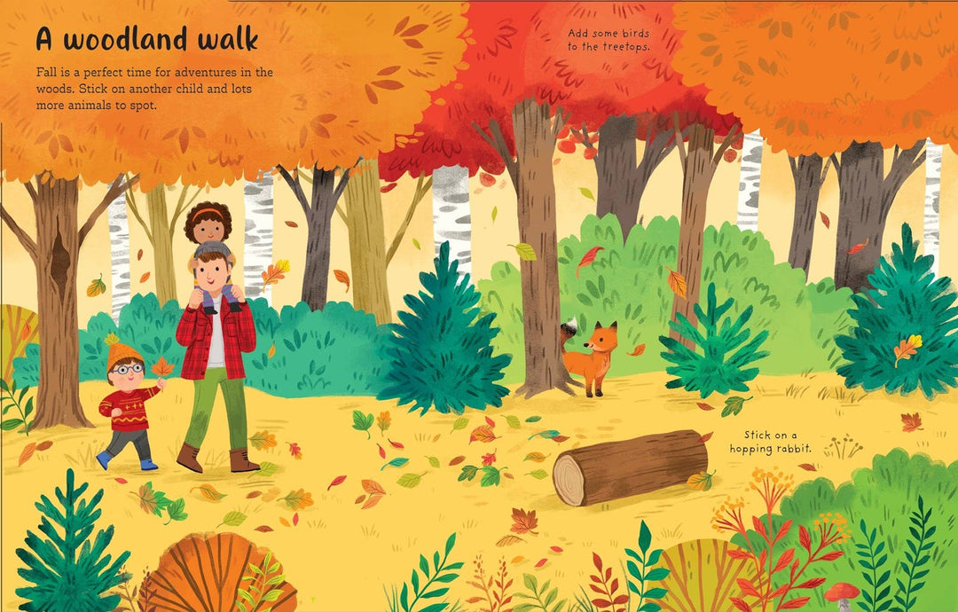 Usborne First Sticker Book Fall