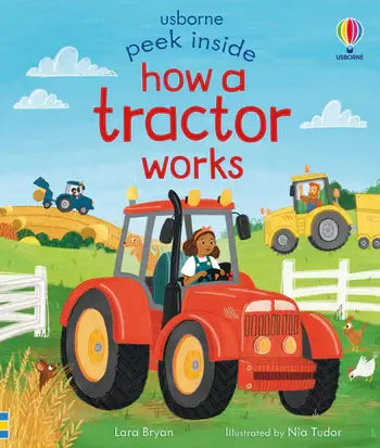 Usborne Peek Inside How a Tractor Works