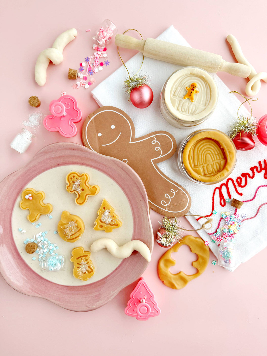 Earth Grown KidDoughs Holiday Cookies KidDough Play Kit