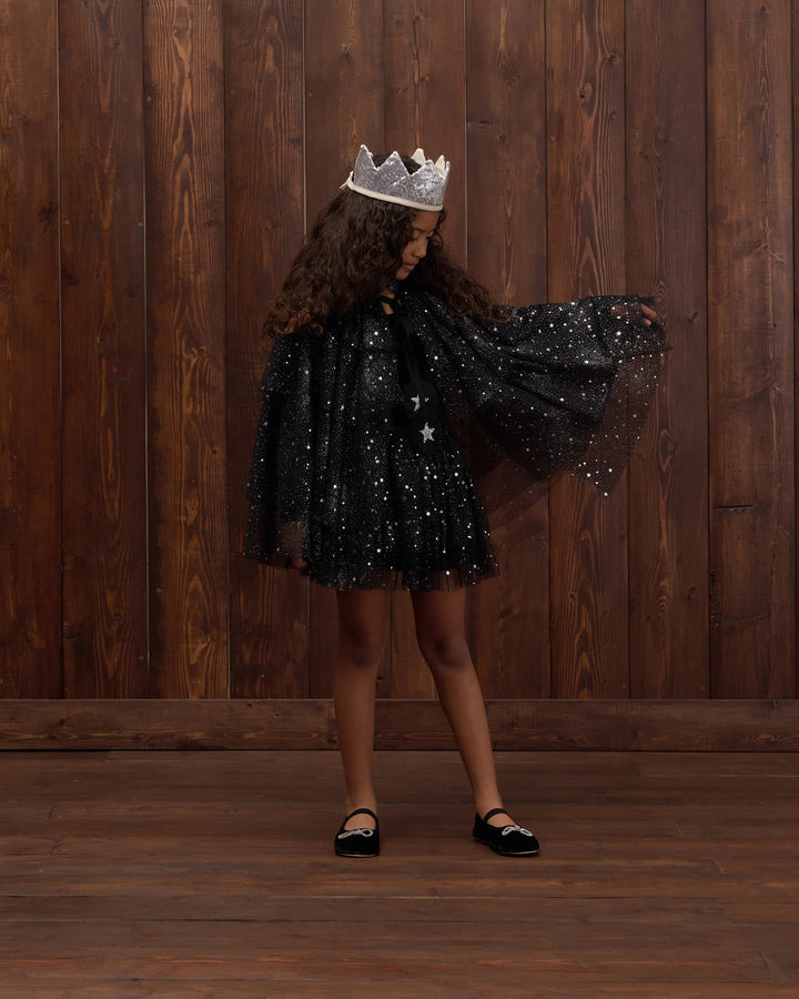 Noralee Tulle Black Cape