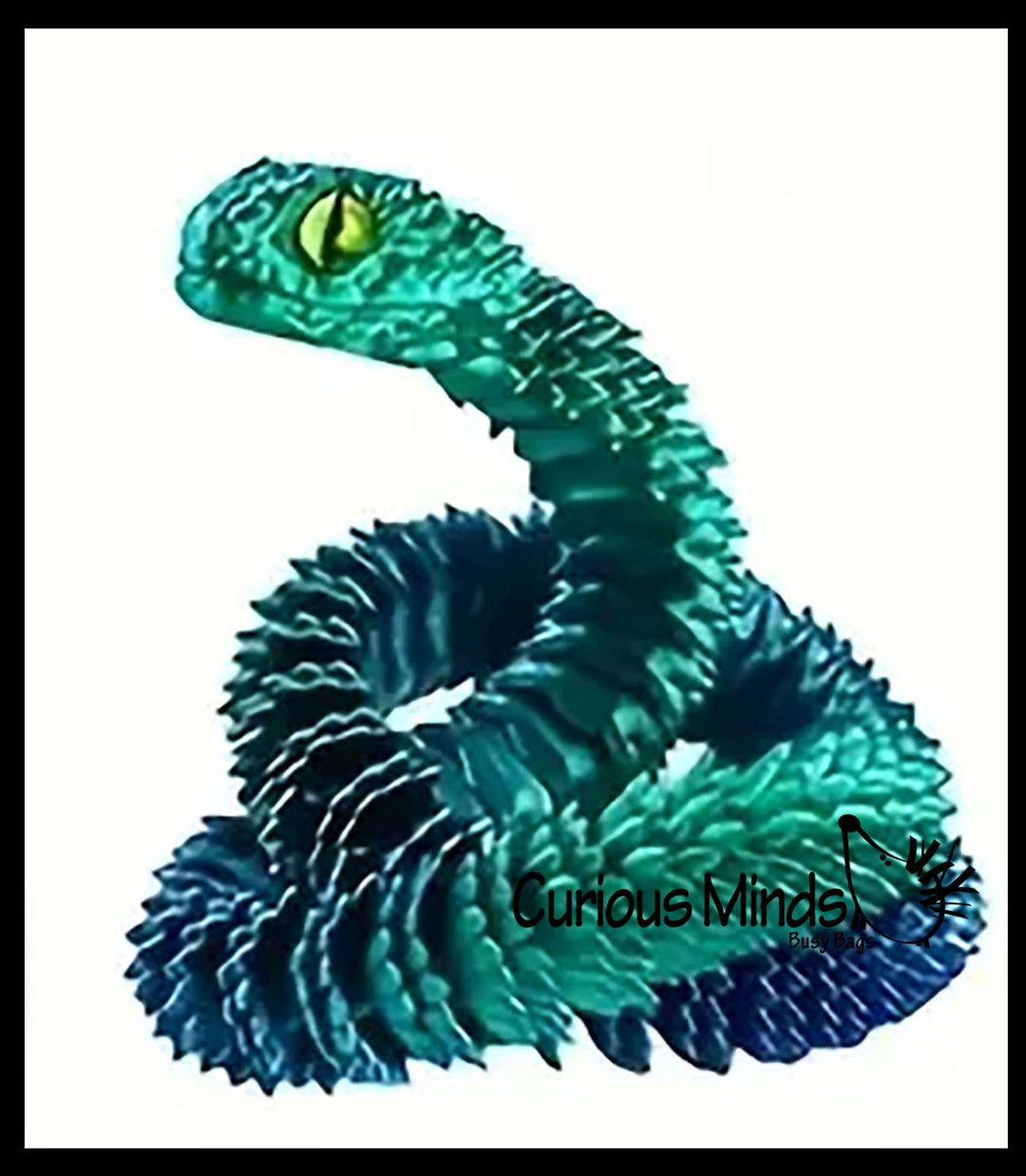 Curious Minds Toys 3D Printed Large 12" Snake Wiggle Articulated Jointed Motion