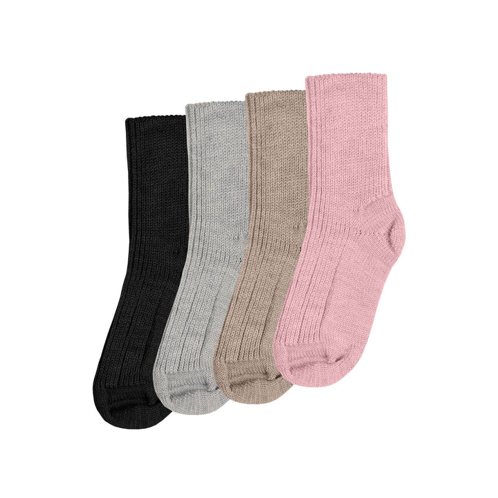 Menique Kids' Merino Thick Rib Socks