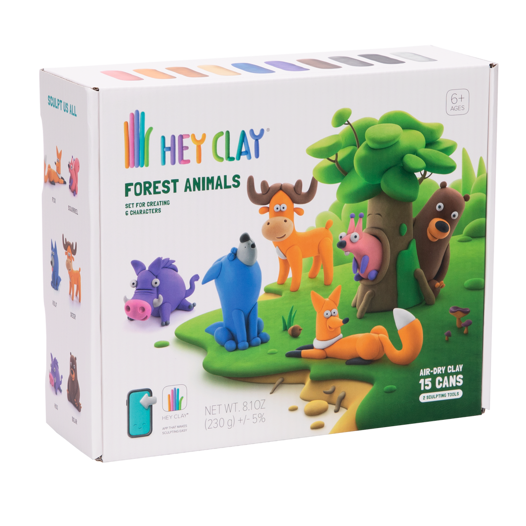 Fat Brain Toys Hey Clay - Forest Animals