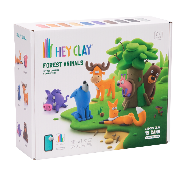 Fat Brain Toys Hey Clay - Forest Animals