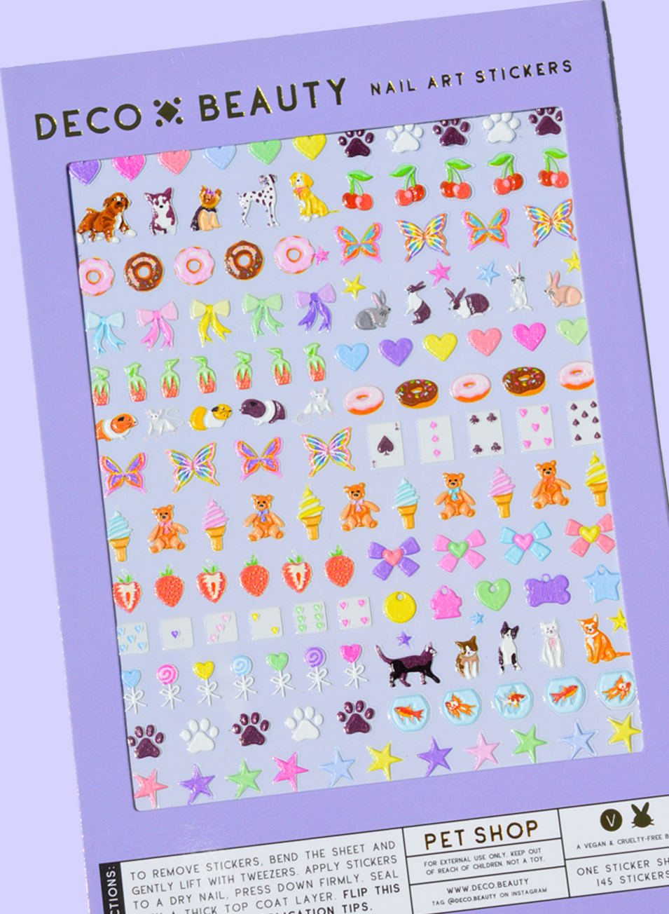 Deco Beauty Nail Art Stickers - Pet Shop
