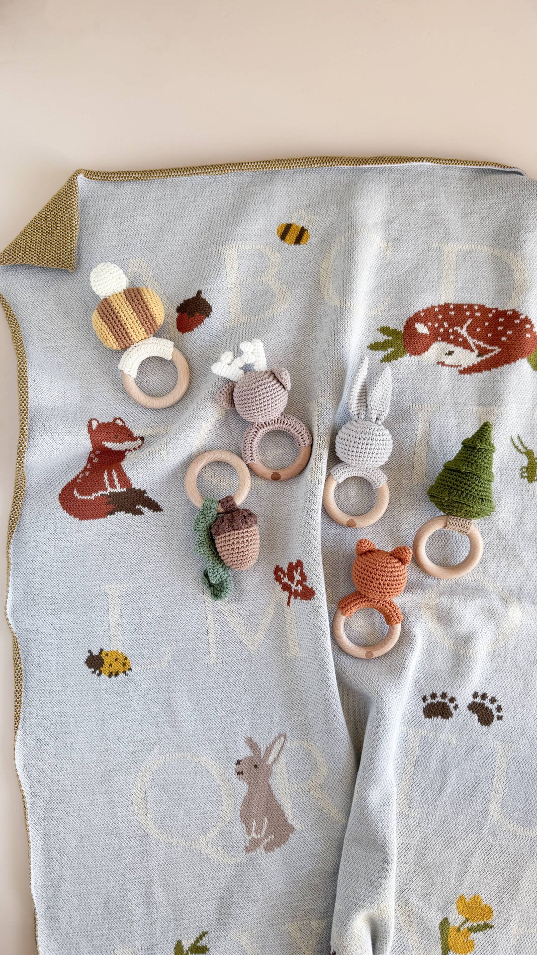 Blueberry Hill Teether - Fox