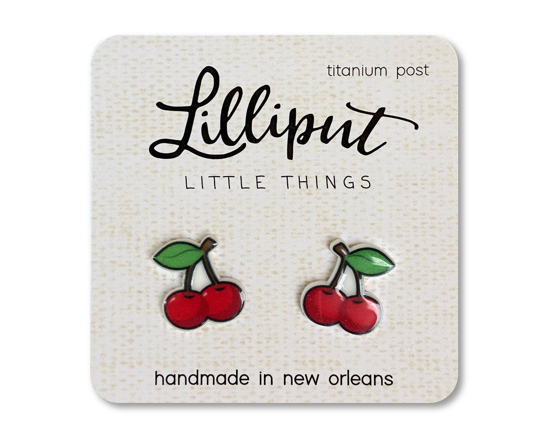 Lilliput Little Things Cherry Earrings