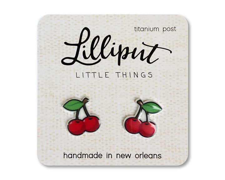 Lilliput Little Things Cherry Earrings