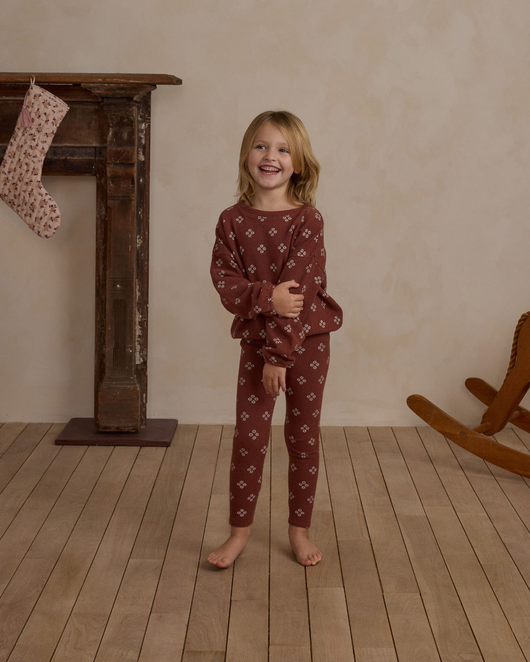 Rylee + Cru Spongey Knit Set - Posy