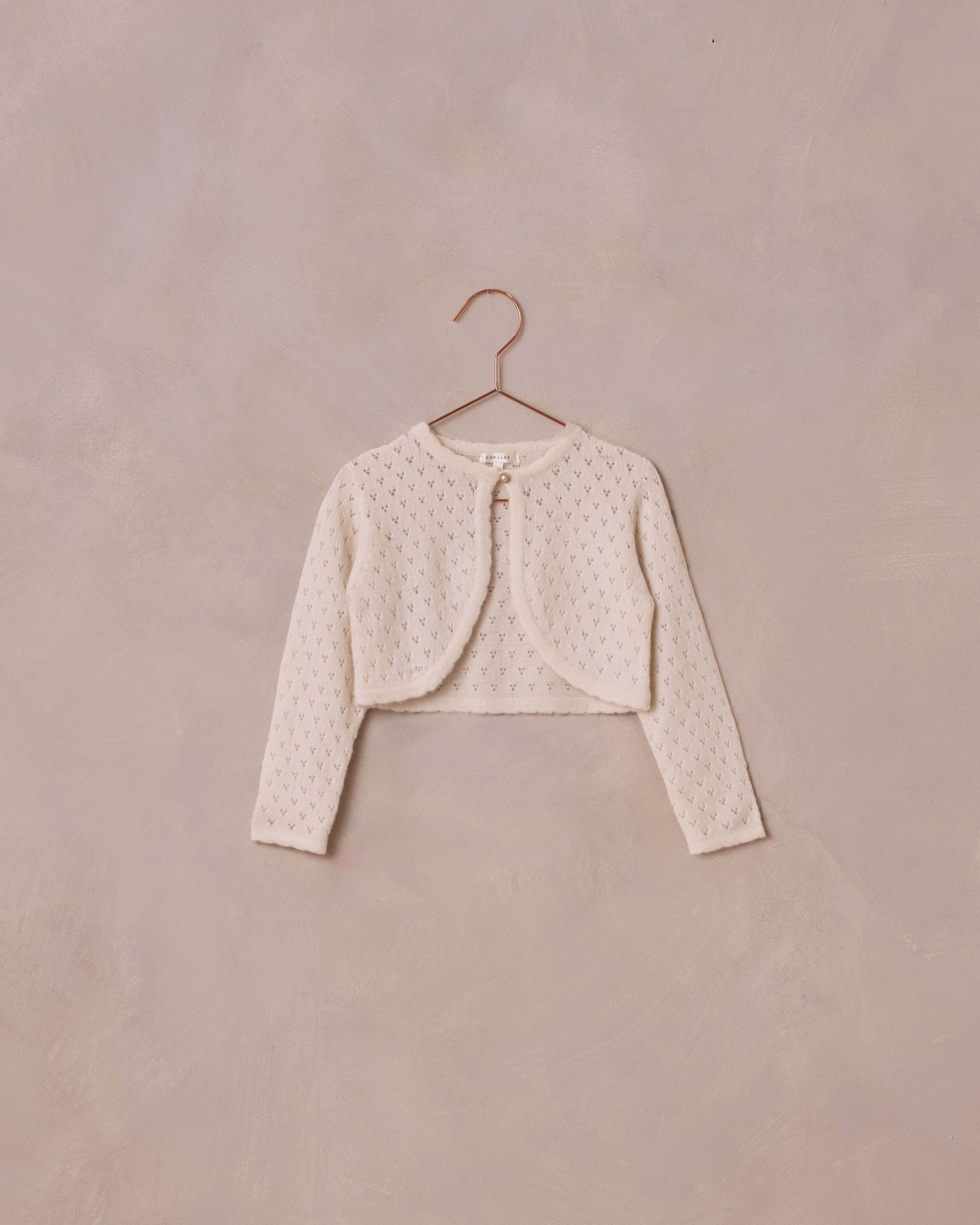 MUUET⭐︎2way sherbet bolero Noralee Bolero Sweater - Ivory – Hopscotch Kids OR