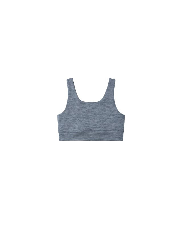 Rylee + Cru Play x Play Swift Sports Bra - Heathered Marine