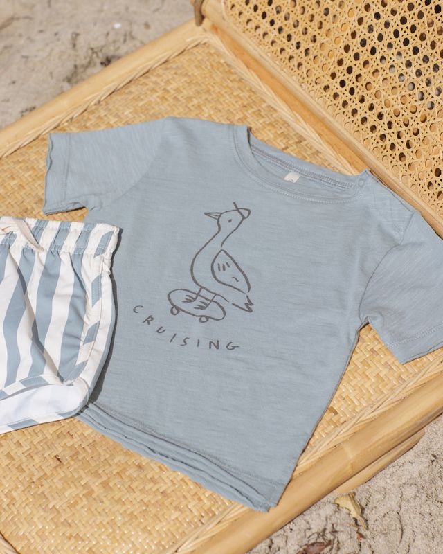 Rylee + Cru Raw Edge Tee - Cruising