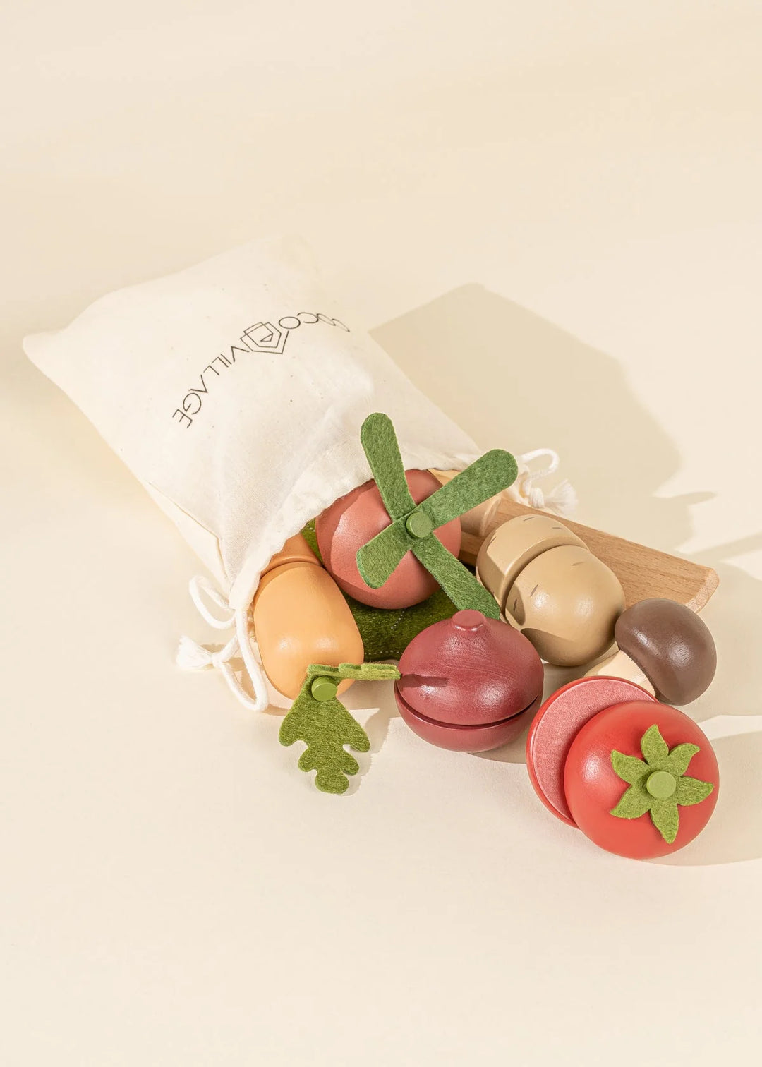 Coco Village Wooden Vegetables Playset