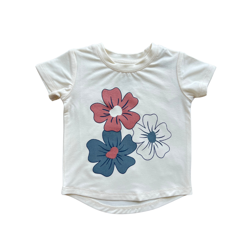 Babysprouts Short Sleeve Tee - Daisy Bloom