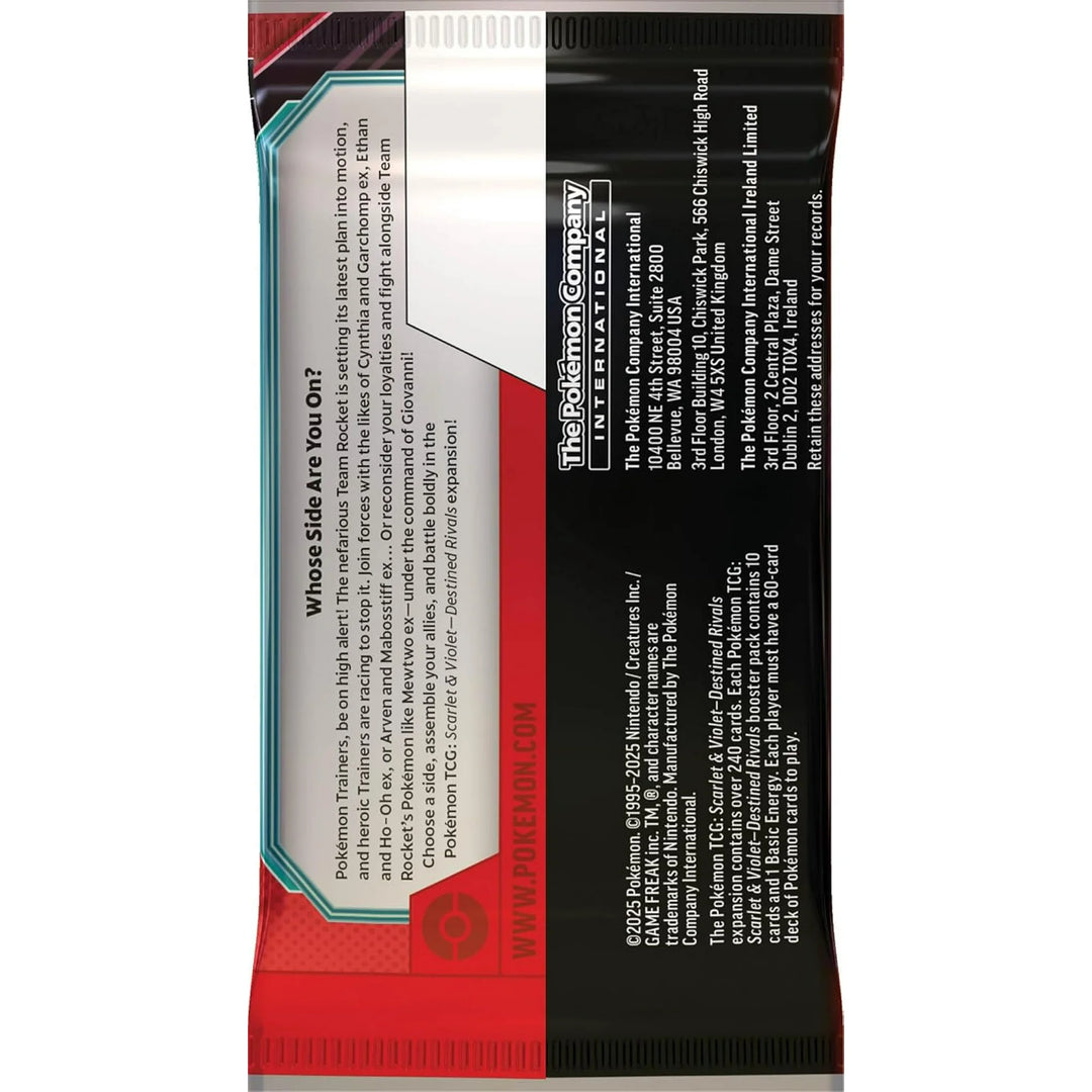 destined rivals booster box contents Pokemon TCG: Scarlet & Violet