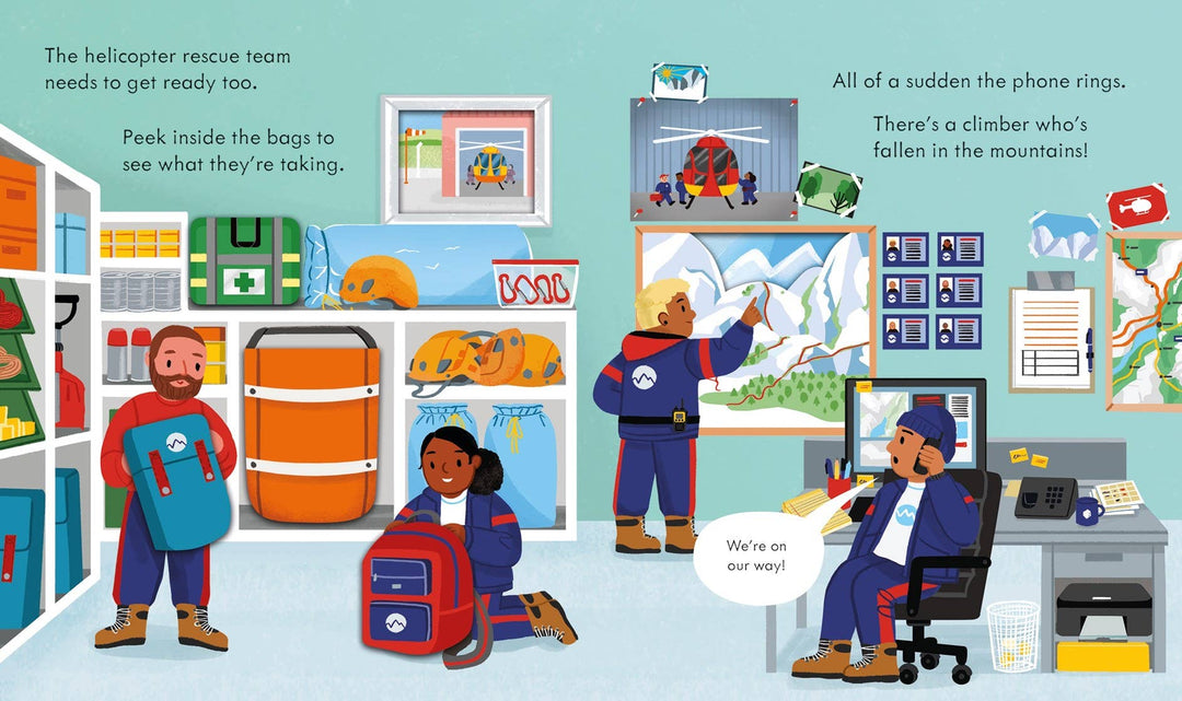 Usborne Peek Inside How a Helicopter Works