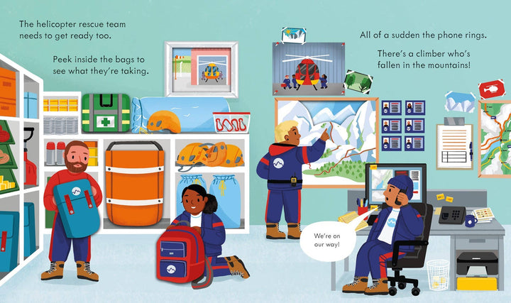 Usborne Peek Inside How a Helicopter Works