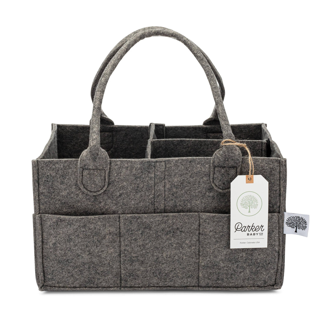 Parker Baby Co. Diaper Caddy - Peppercorn