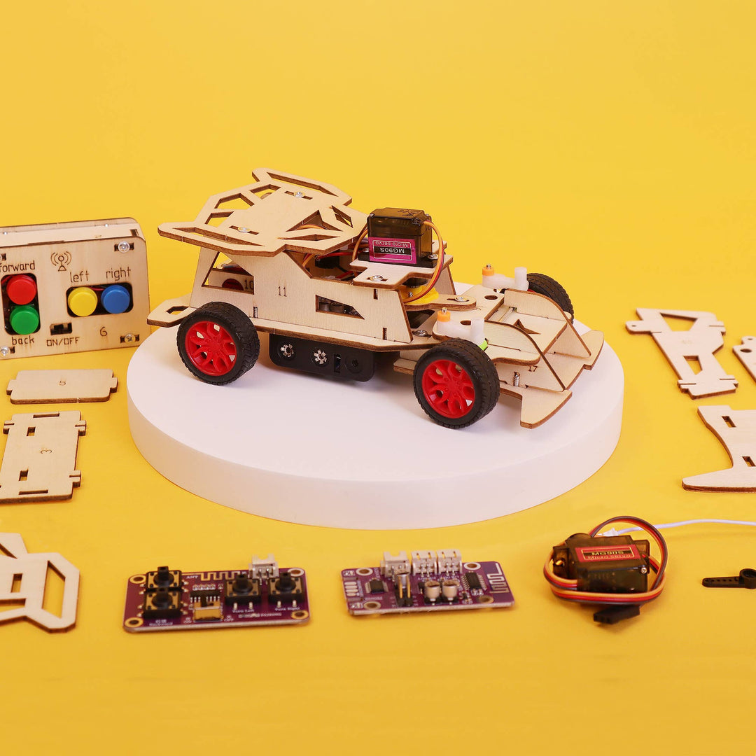 Kitsville Steering Remote Controlled Car DIY Kit