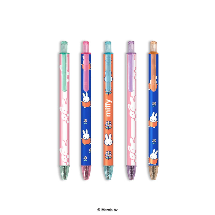 Studio Oh! Miffy Dreamy Petals Soft-Touch Gel Pen Set