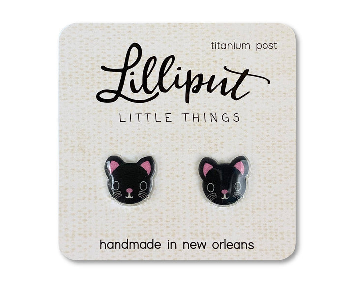 Lilliput Little Things Kitty Cat Earrings