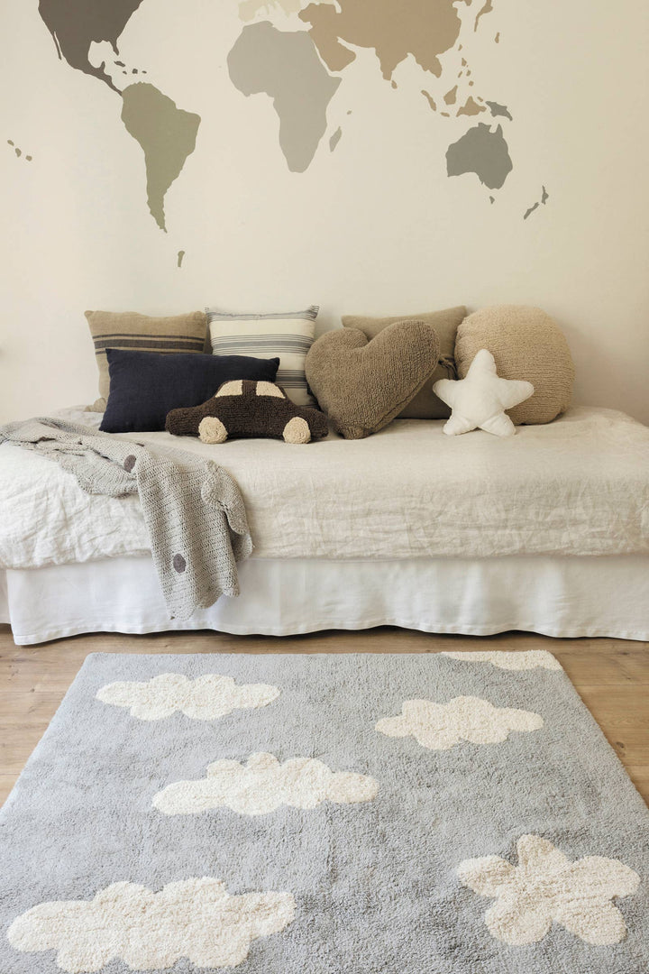 Lorena Canals Washable Rug - Clouds Grey