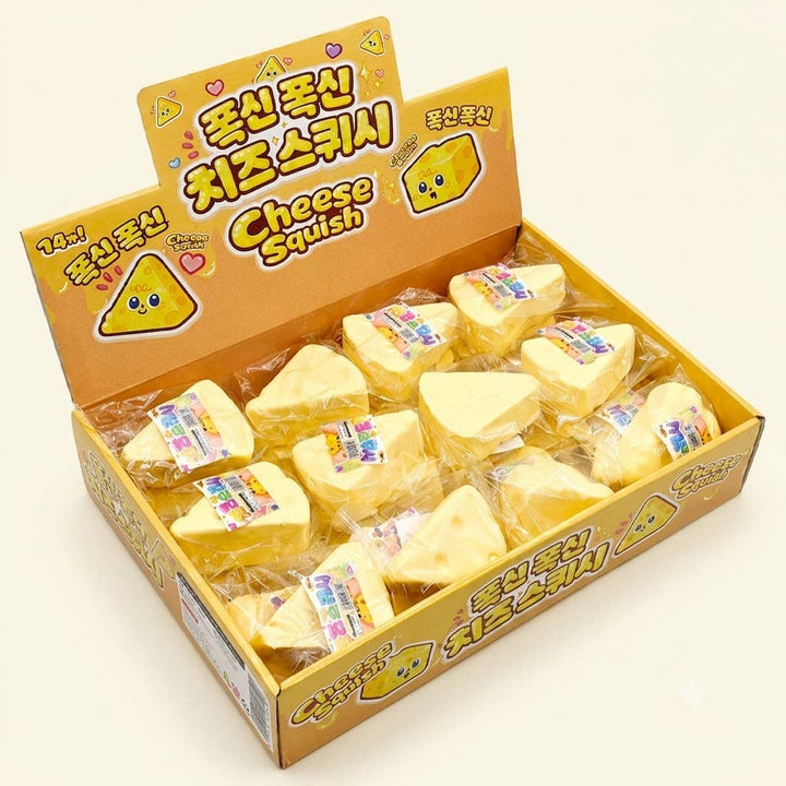 Mini Cheese Squish – Soft & Slow-Rebound Squishy