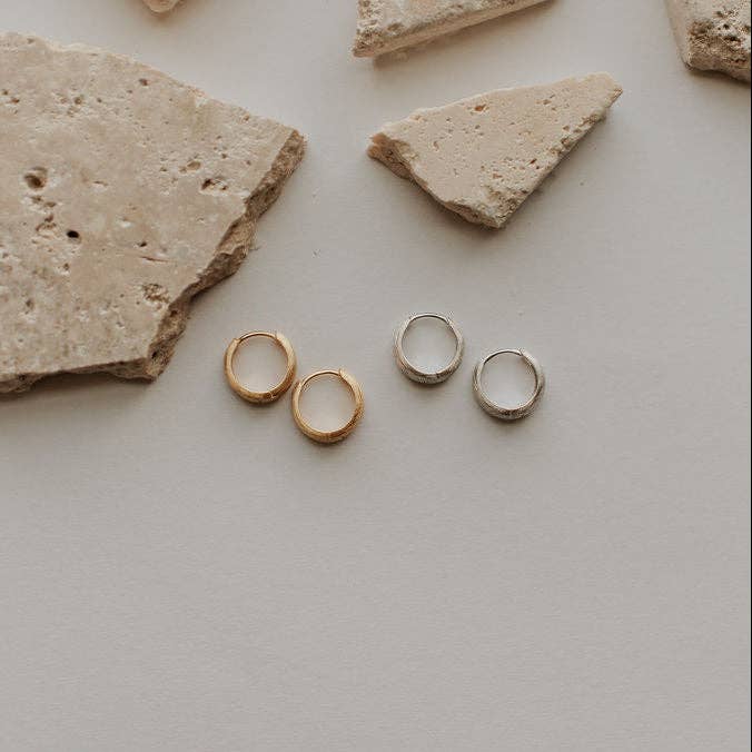 Mauve Jewelry Co. Rue Brushed Hoops