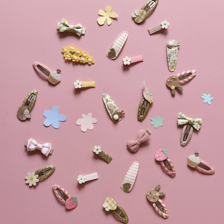 Rockahula Petal Bunny Fabric Clip Set