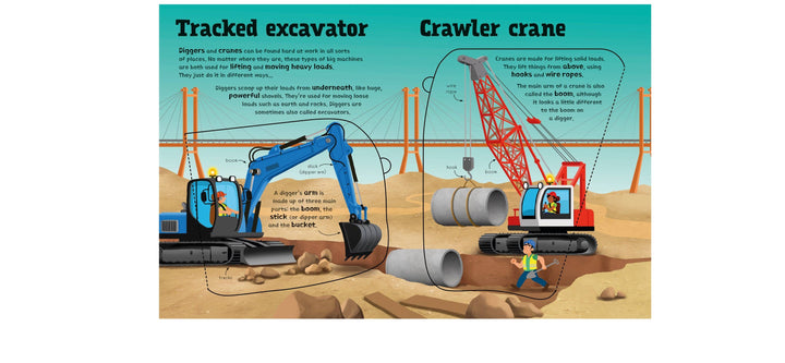 Usborne Great Big Diggers Board Book