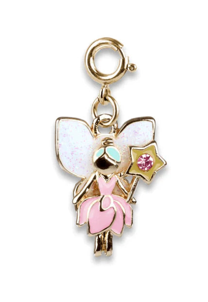 Charm It Gold Glitter Fairy Charm