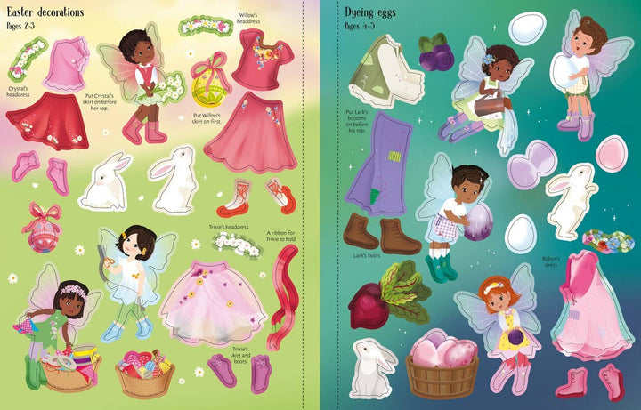 Sticker Dolly Dressing Easter Party: Usborne
