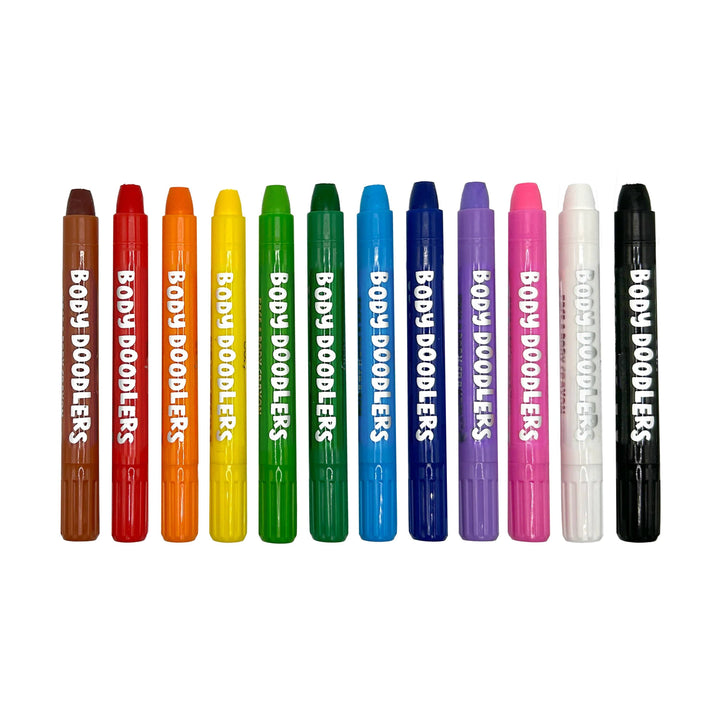 Ooly Body Doodlers Face & Body Crayons (Set of 12)