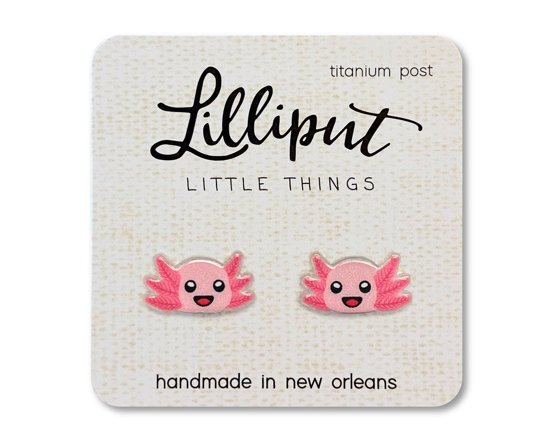 Lilliput Little Things Axolotl Earrings