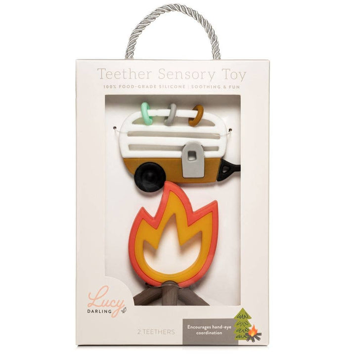 Lucy Darling Little Camper Baby Teether Toy