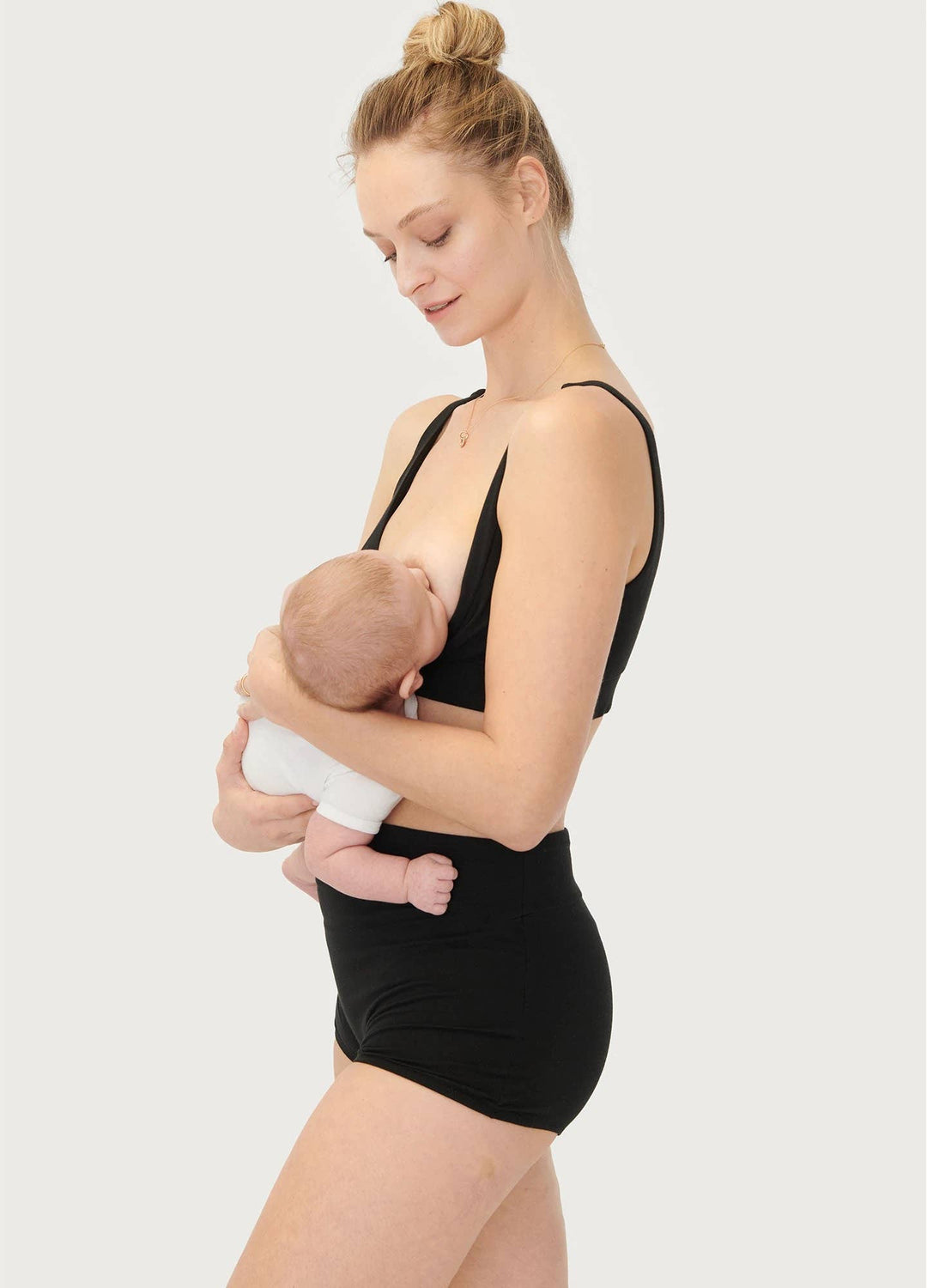 Hatch Collection The Maternity and Postpartum Boyshort - Black